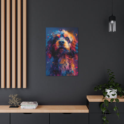 Terrier Dog - Illustration Canvas Gallery Wraps