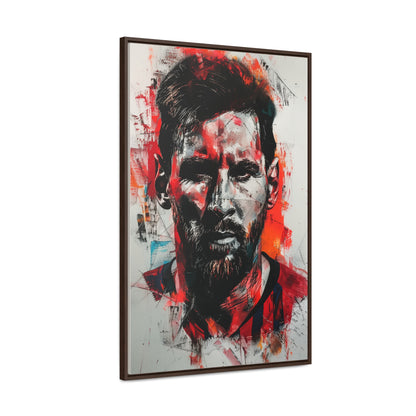 Lionel Messi Abstract Illustration - Canvas Print with frames