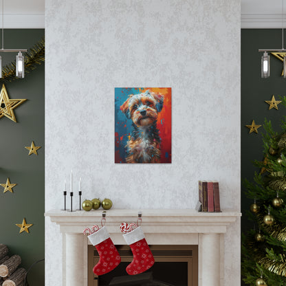 Terrier Dog - Illustration Canvas Gallery Wraps