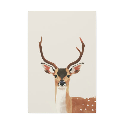 Deer Digital Illustration Canvas Gallery Wraps