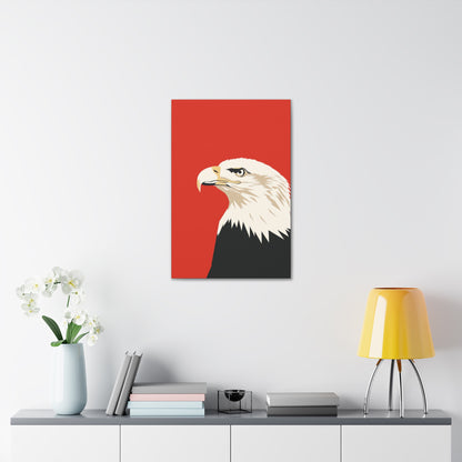 Bald Eagle Digital Illustration Canvas Gallery Wraps