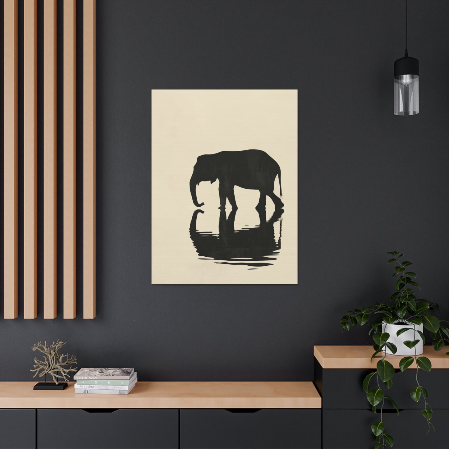 Elephant  Digital Illustration Canvas Gallery Wraps