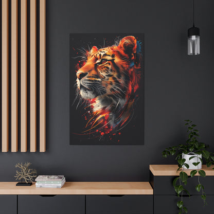 Tiger - Illustration  Canvas Gallery Wraps