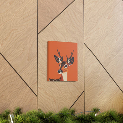 Deer - Digital Illustration Canvas Gallery Wraps