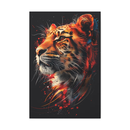 Tiger - Illustration  Canvas Gallery Wraps