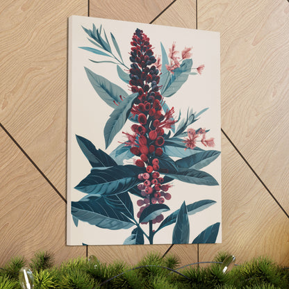 Cycade Flower Digital Illustration Canvas Gallery Wraps