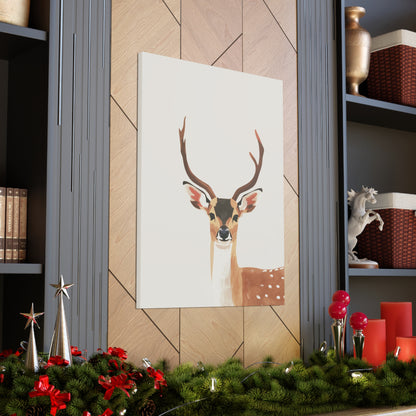 Deer Digital Illustration Canvas Gallery Wraps