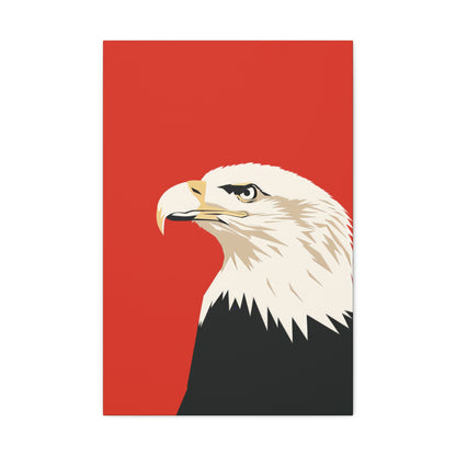 Bald Eagle Digital Illustration Canvas Gallery Wraps