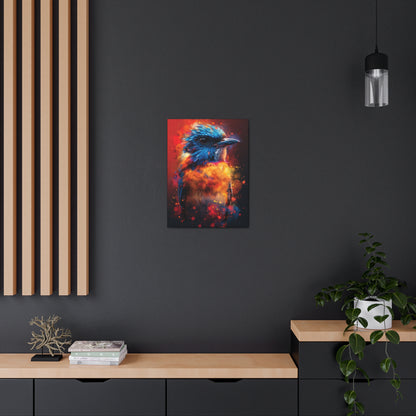 Bird Abstract - Illustration Canvas Gallery Wraps