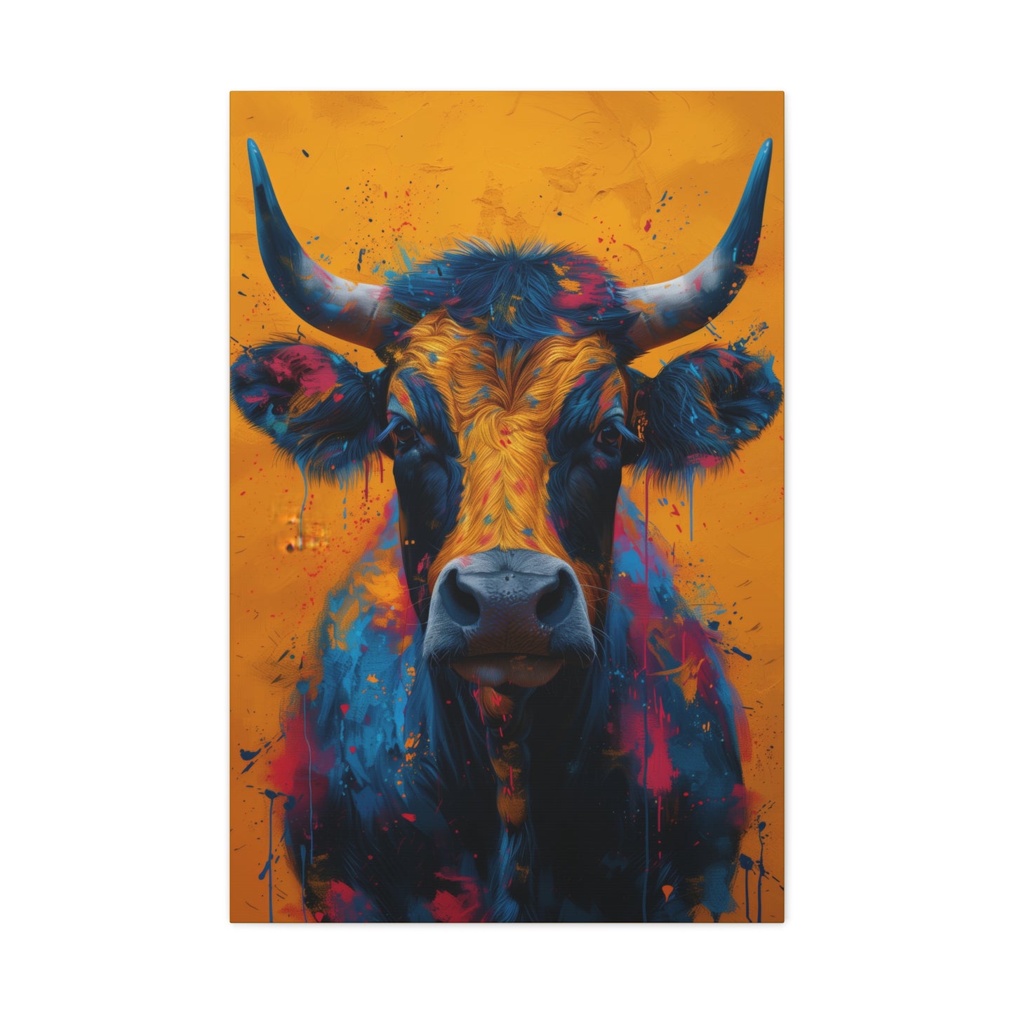 Buffalo - Illustration Canvas Gallery Wraps