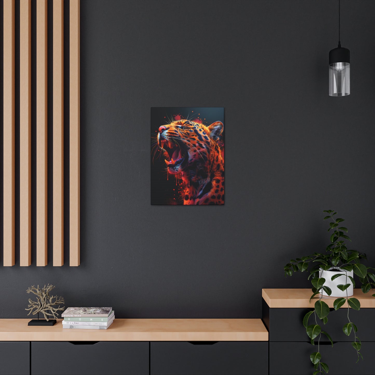 Cheetah - Illustration Canvas Gallery Wraps