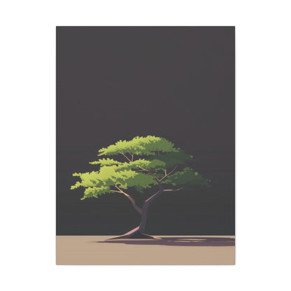 Bonsai Tree - Illustration Canvas Gallery Wraps