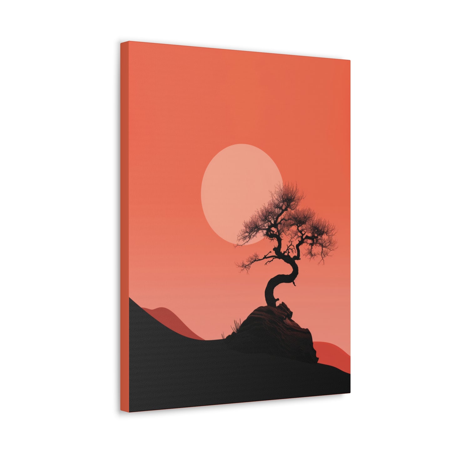 Bonsai Tree - Illustration Canvas Gallery Wraps