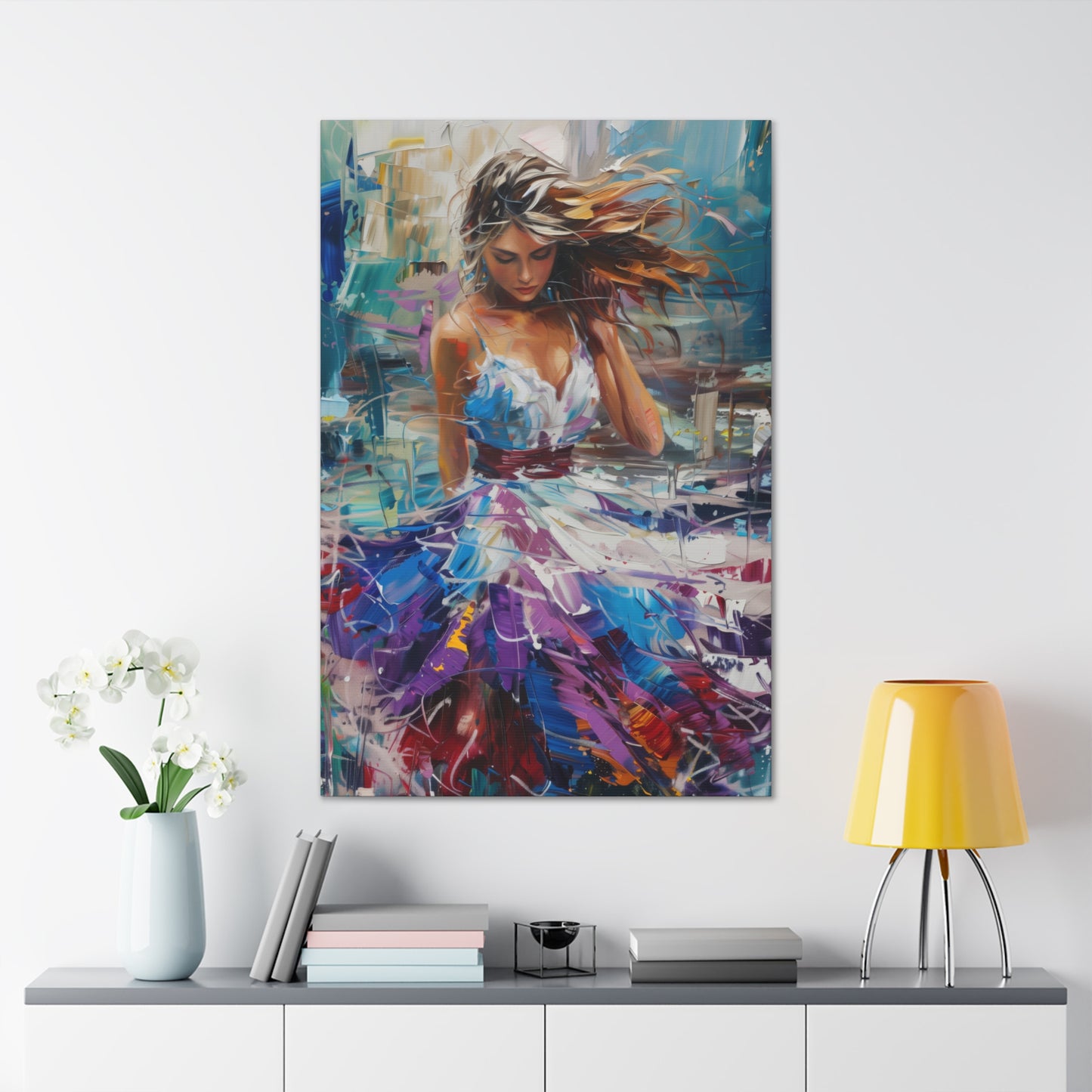 woman - Digital Print Canvas Gallery Wraps