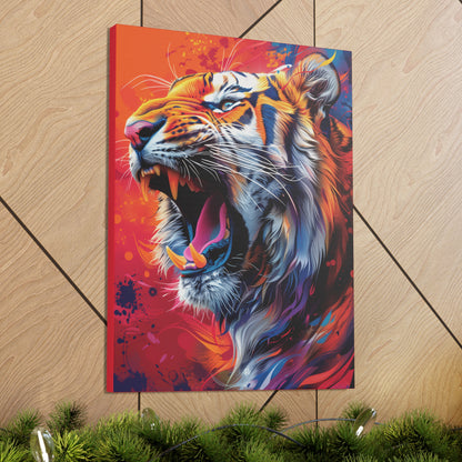 Tiger - Illustration Canvas Gallery Wraps