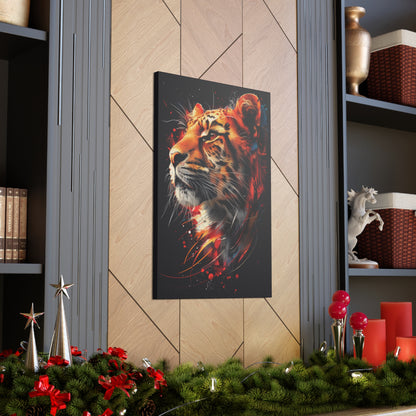 Tiger - Illustration  Canvas Gallery Wraps