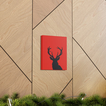 Reindeer - Digital Illustration Canvas Gallery Wraps