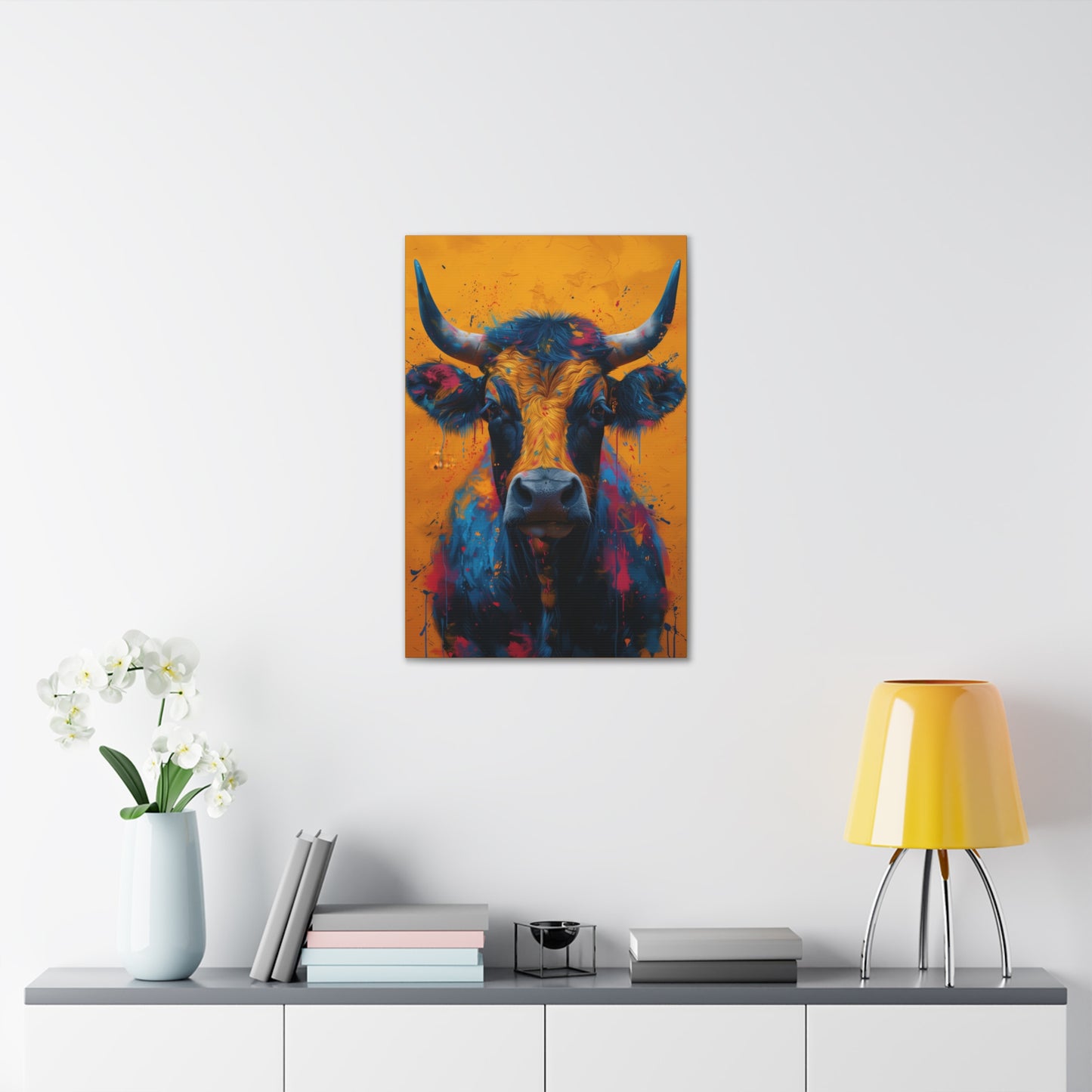 Buffalo - Illustration Canvas Gallery Wraps