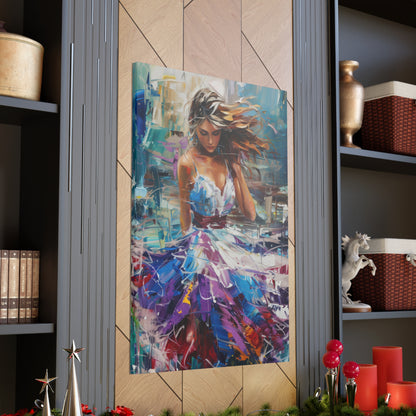 woman - Digital Print Canvas Gallery Wraps