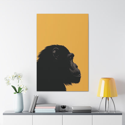 Gorilla Digital Illustration Canvas Gallery Wraps