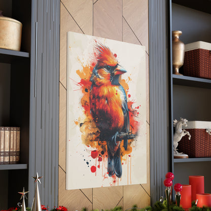 Bird - Abstract Illustration Canvas Gallery Wraps