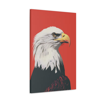 Bald Eagle Digital Illustration Canvas Gallery Wraps