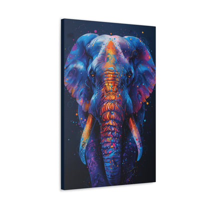 Elephant - Illustration Canvas Gallery Wraps