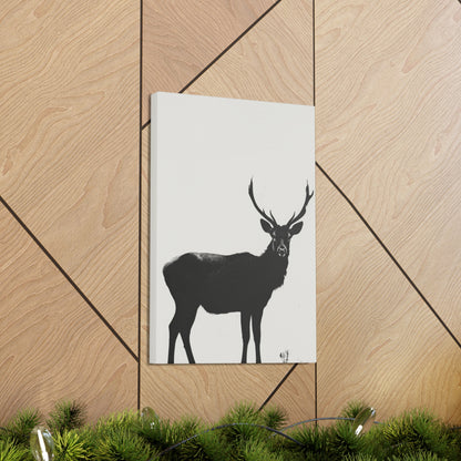 Reindeer Digital Illustration Canvas Gallery Wraps