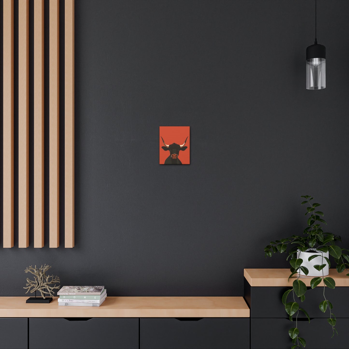 Bull Digital Illustration Canvas Gallery Wraps