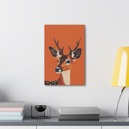 Deer - Digital Illustration Canvas Gallery Wraps