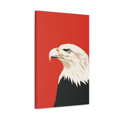 Bald Eagle Digital Illustration Canvas Gallery Wraps