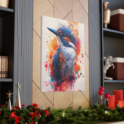 Bird - Abstract Illustration Canvas Gallery Wraps