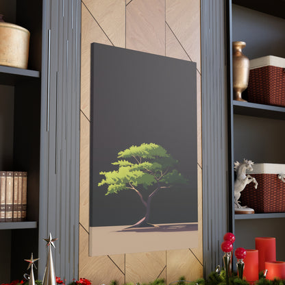 Bonsai Tree - Illustration Canvas Gallery Wraps