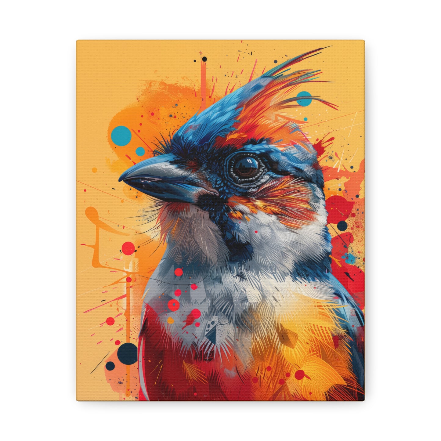 Bird - Abstract Illustration Canvas Gallery Wraps