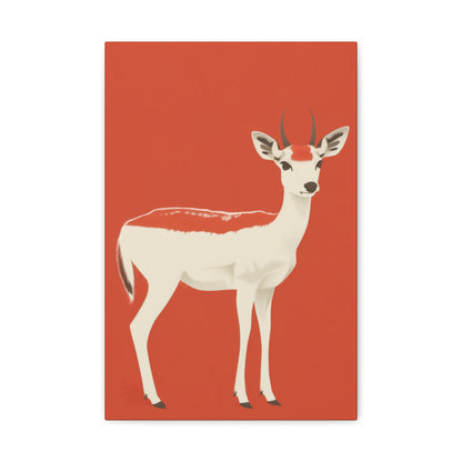 Deer Digital Illustration Canvas Gallery Wraps