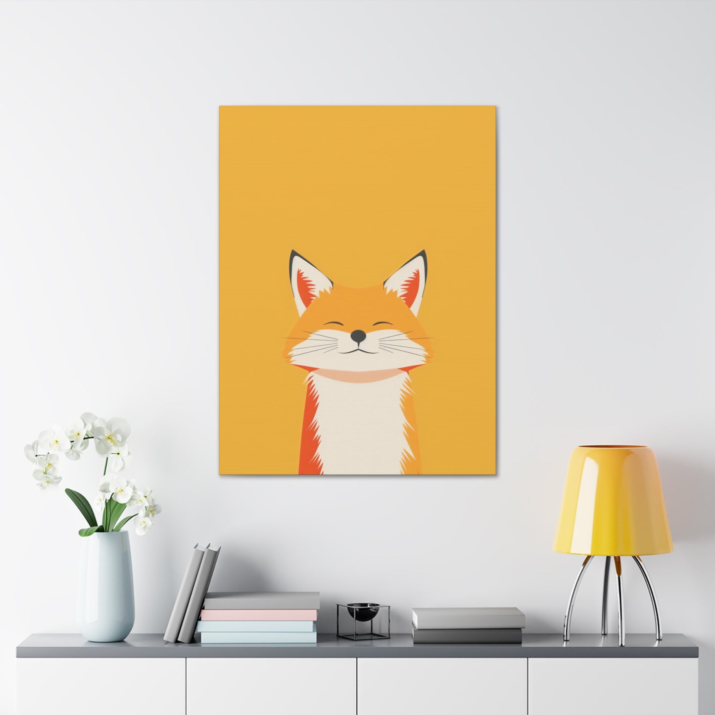 Fox Digital Illustration Canvas Gallery Wraps