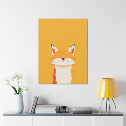 Fox Digital Illustration Canvas Gallery Wraps