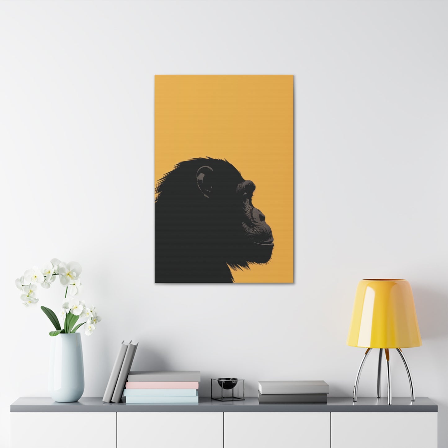 Gorilla Digital Illustration Canvas Gallery Wraps