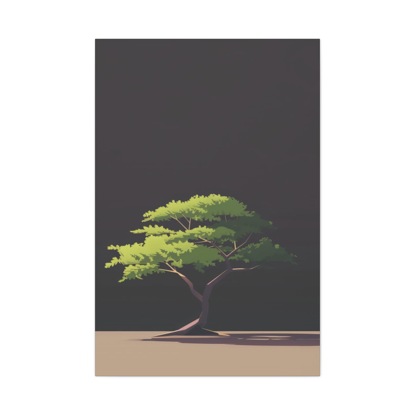 Bonsai Tree - Illustration Canvas Gallery Wraps