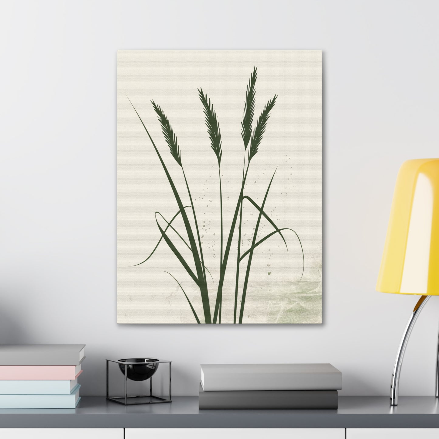 Grass Plant - Illustration Canvas Gallery Wraps