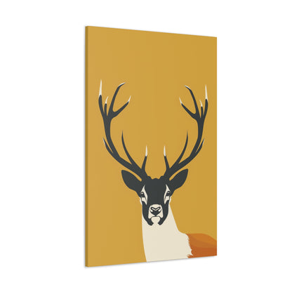 Reindeer - Digital Illustration Canvas Gallery Wraps