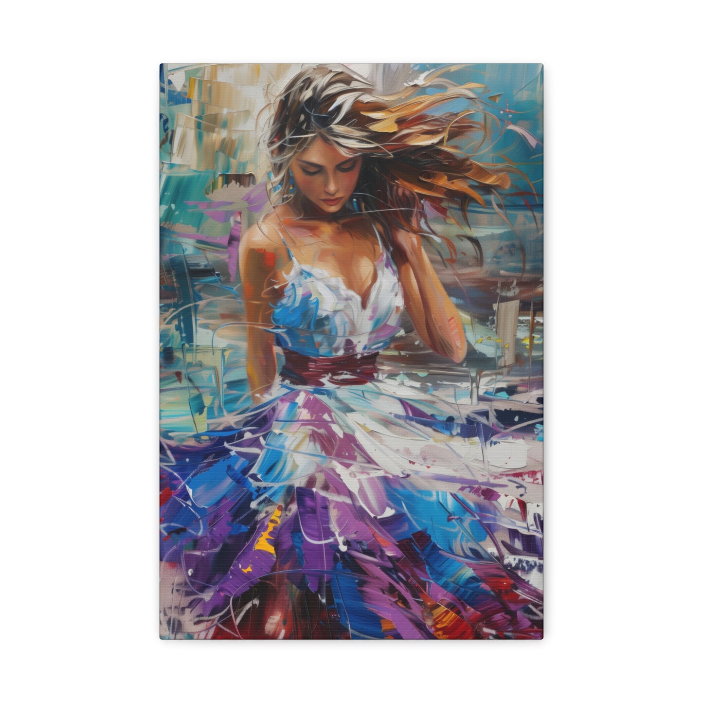 woman - Digital Print Canvas Gallery Wraps