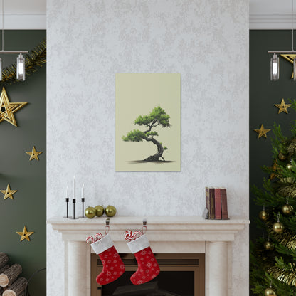 Bonsai Tree - Illustration Canvas Gallery Wraps