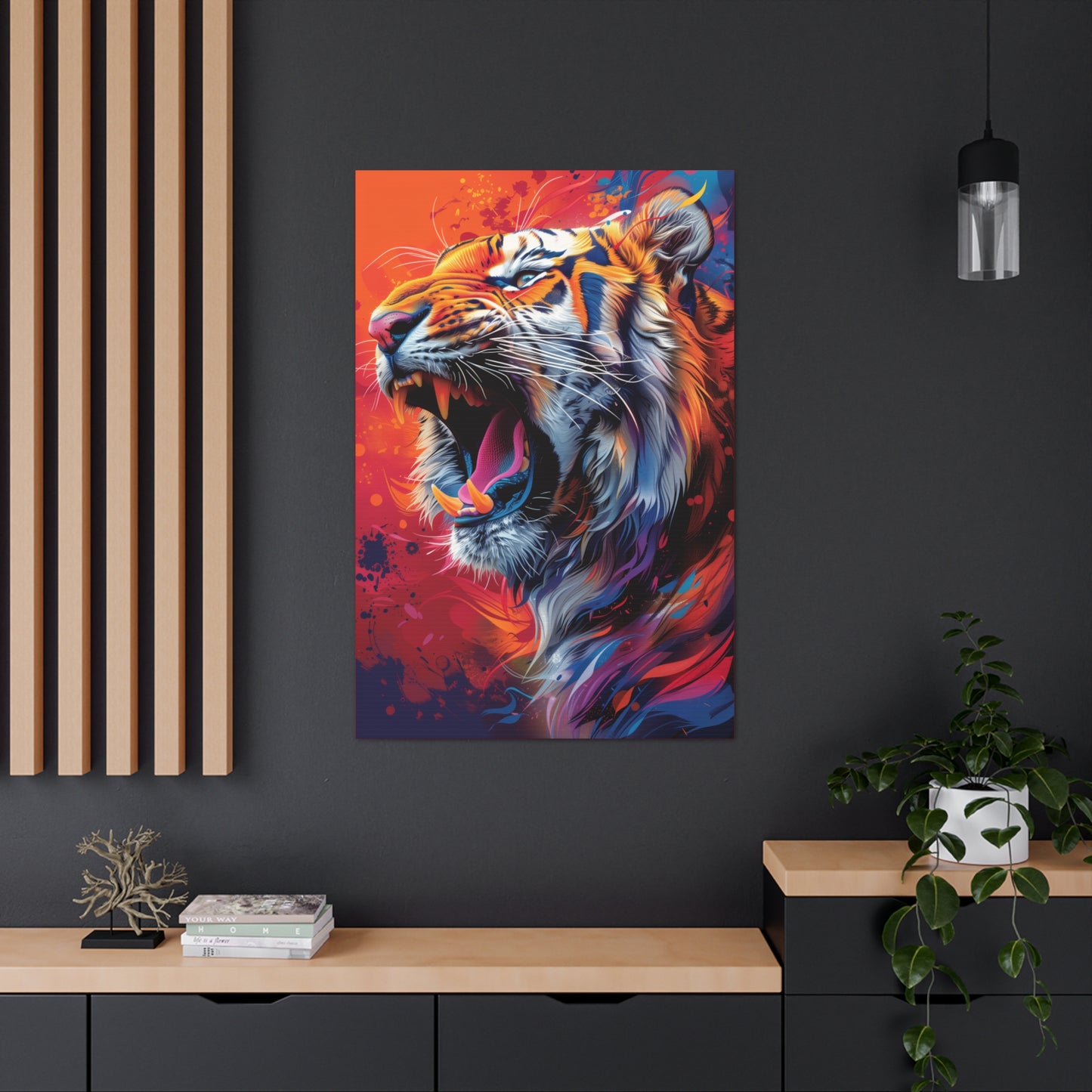 Tiger - Illustration Canvas Gallery Wraps