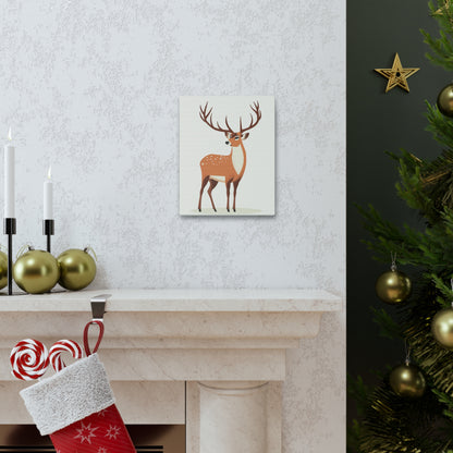 Deer - Digital Illustration Canvas Gallery Wraps