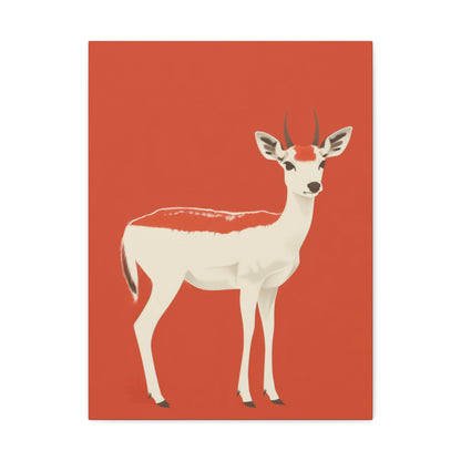 Deer Digital Illustration Canvas Gallery Wraps