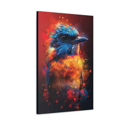 Bird Abstract - Illustration Canvas Gallery Wraps