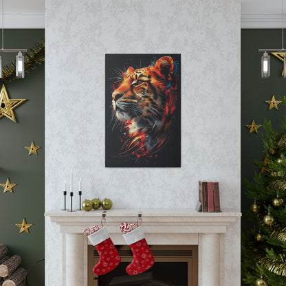 Tiger - Illustration  Canvas Gallery Wraps