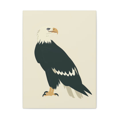 Bald Eagle Digital Illustration Canvas Gallery Wraps