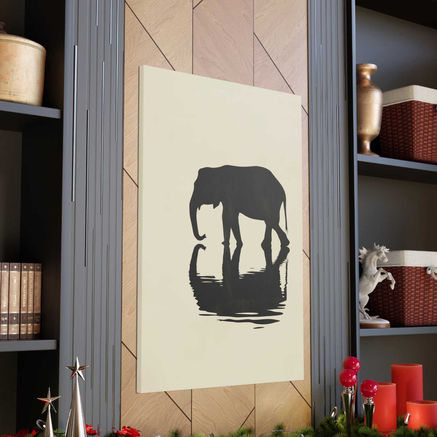 Elephant  Digital Illustration Canvas Gallery Wraps